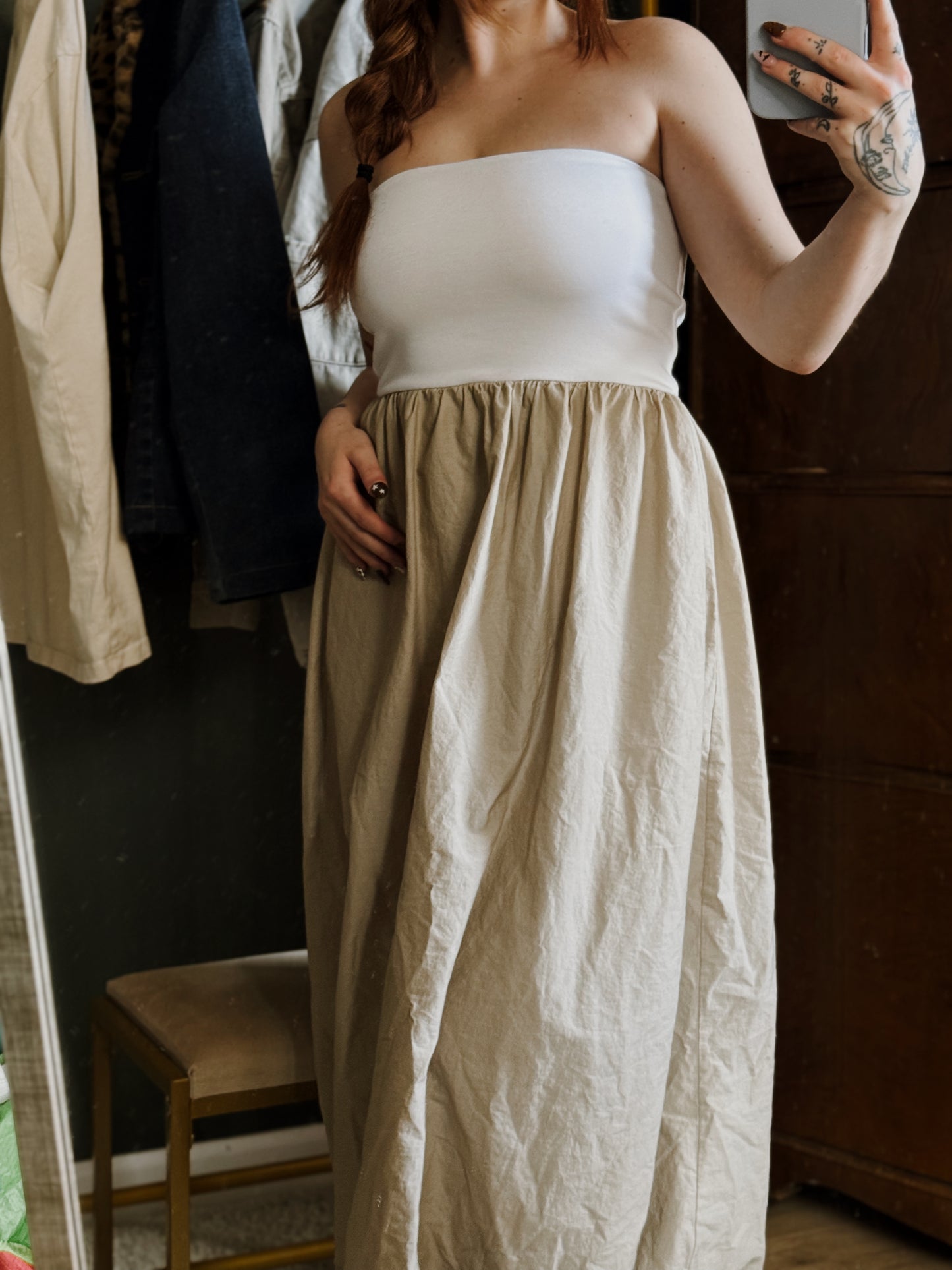 Honey Drift Dress ( Thrifted Zara)