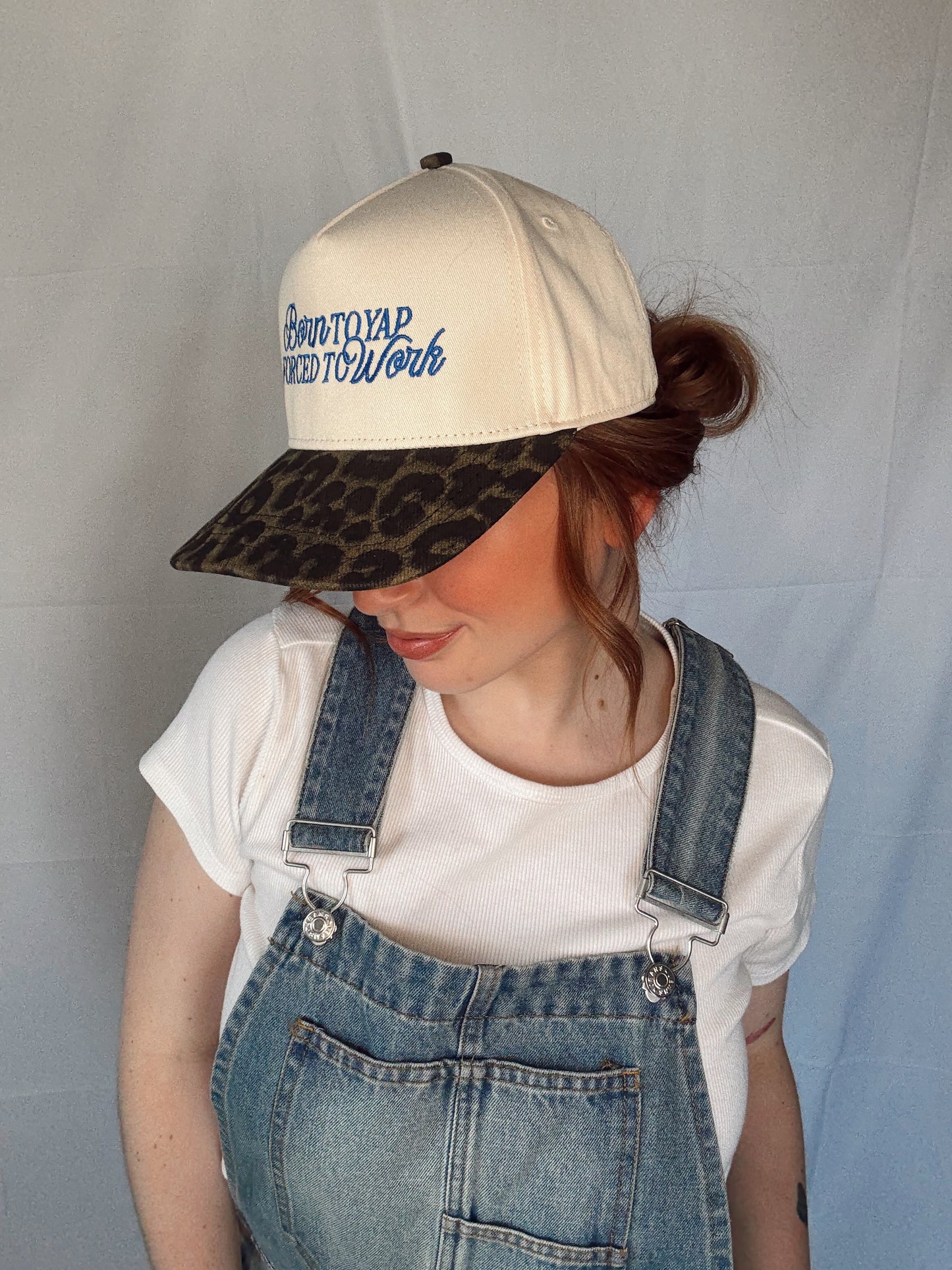 Born To Yap Forced To Work Trucker Hat